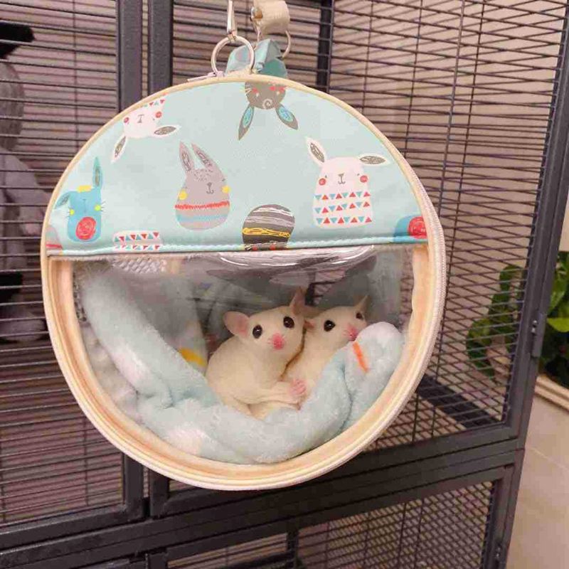 Hamster Carrier Outside Bag Small Animal Portable Sugar...